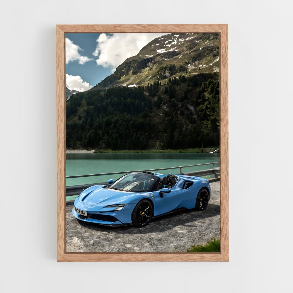 Poster Sérénité Sportive – affiche Ferrari (vue 4)